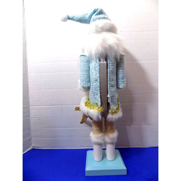 NEW Christmas Beach Coastal Fancy Santa Claus Nutcracker Figurine Holiday Noel - Picture 2 of 5